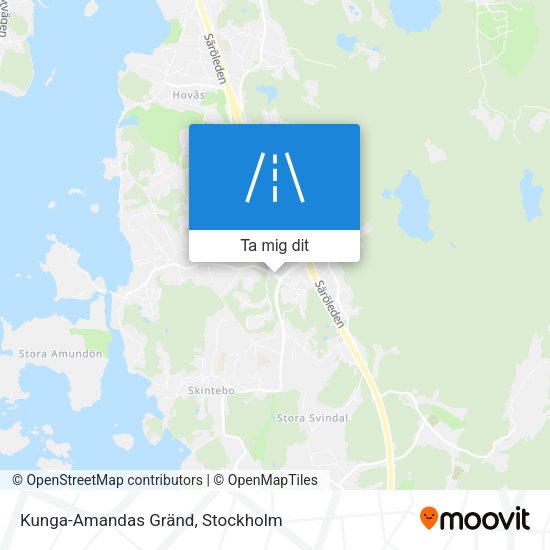 Kunga-Amandas Gränd karta