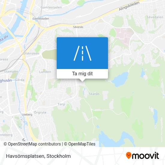 Havsörnsplatsen karta