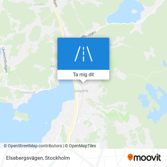 Elsebergsvägen karta