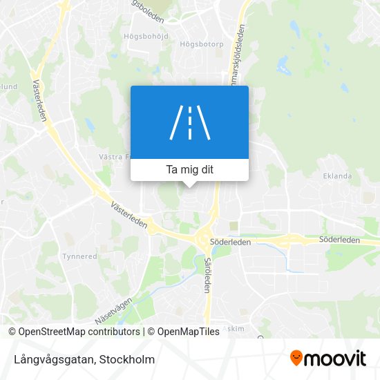 Långvågsgatan karta