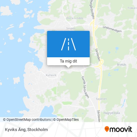 Kyviks Äng karta