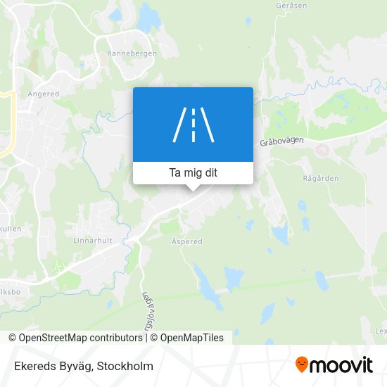 Ekereds Byväg karta