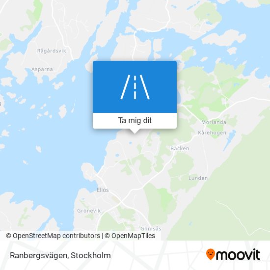 Ranbergsvägen karta