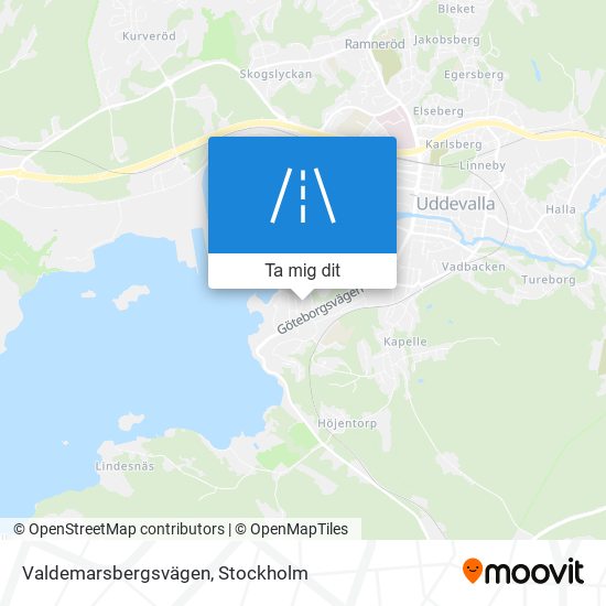 Valdemarsbergsvägen karta