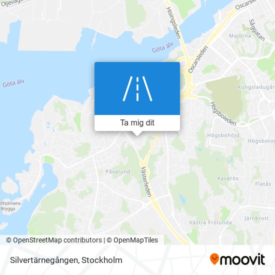 Silvertärnegången karta