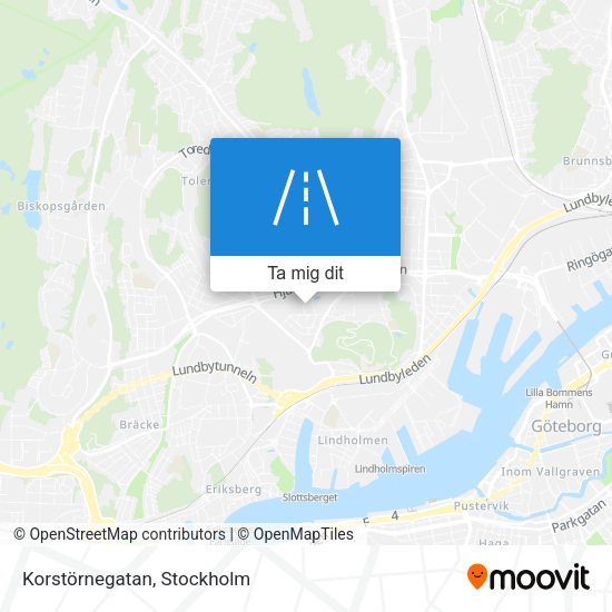 Korstörnegatan karta