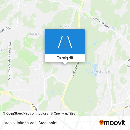 Volvo Jakobs Väg karta
