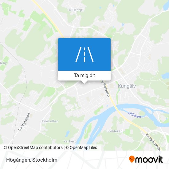 Högången karta