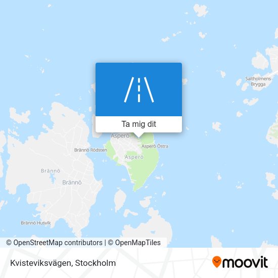 Kvisteviksvägen karta