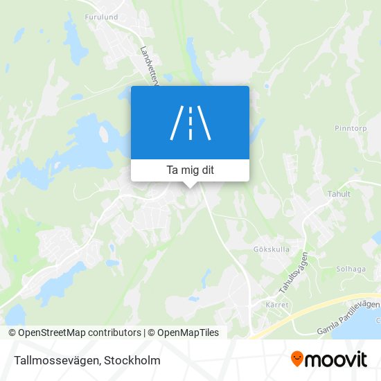 Tallmossevägen karta