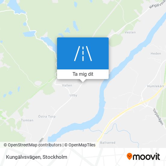 Kungälvsvägen karta