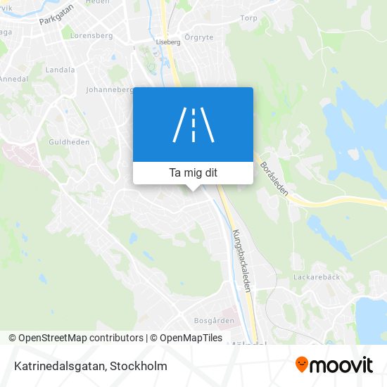 Katrinedalsgatan karta