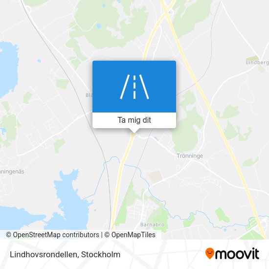 Lindhovsrondellen karta