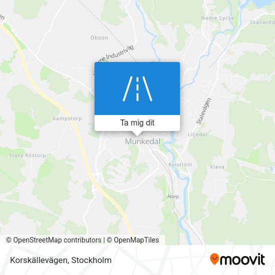Korskällevägen karta