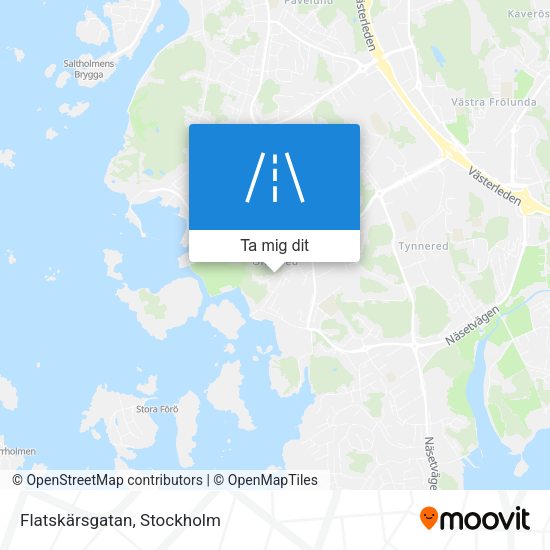 Flatskärsgatan karta