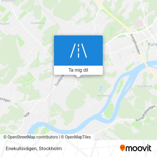 Enekullsvägen karta