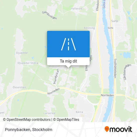 Ponnybacken karta