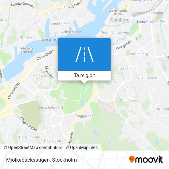 Mjölkebacksstigen karta