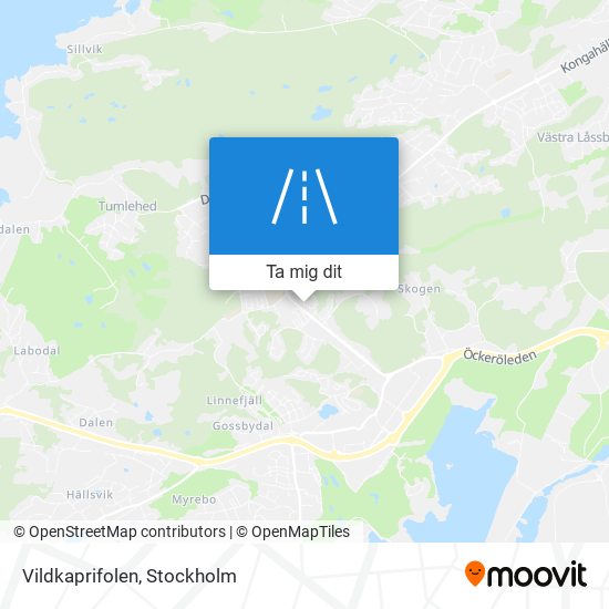 Vildkaprifolen karta