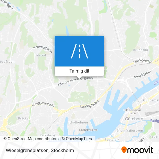 Wieselgrensplatsen karta