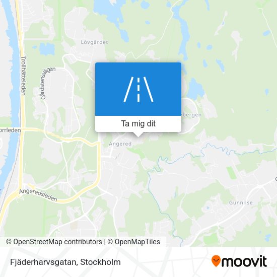 Fjäderharvsgatan karta