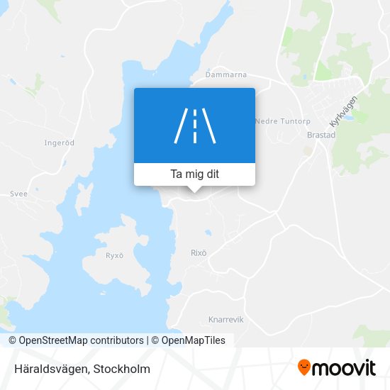 Häraldsvägen karta