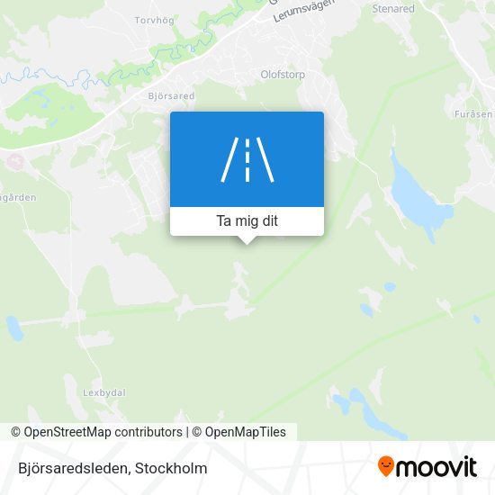 Björsaredsleden karta
