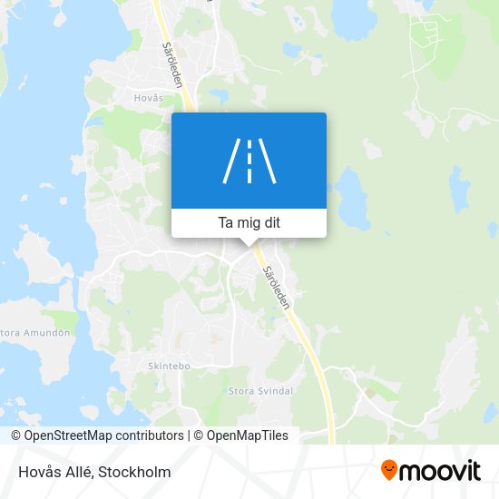 Hovås Allé karta