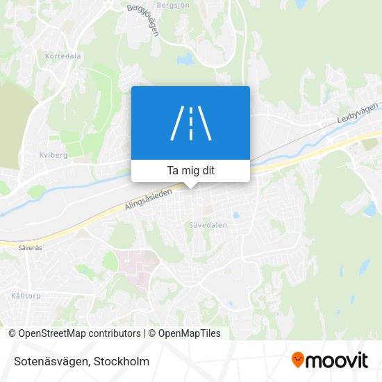 Sotenäsvägen karta
