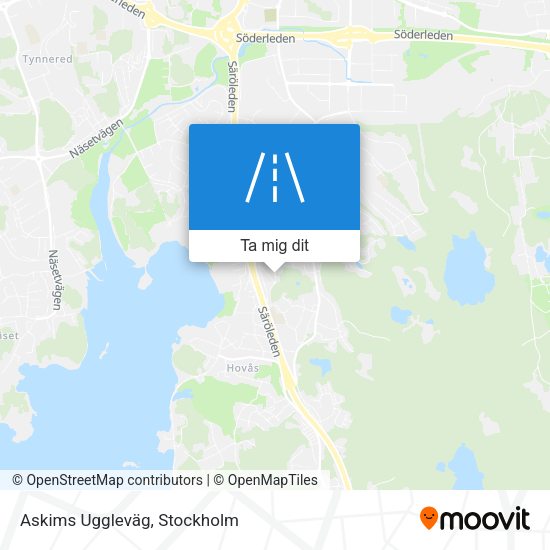 Askims Uggleväg karta
