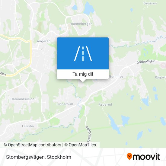 Stombergsvägen karta