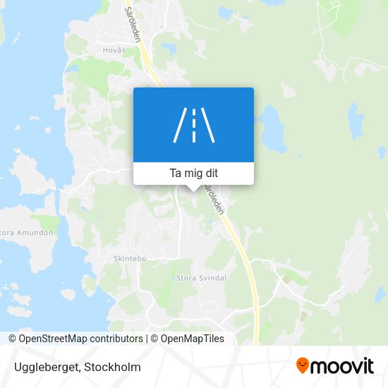 Uggleberget karta