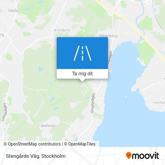 Stengårds Väg karta