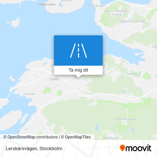 Lerskärsvägen karta