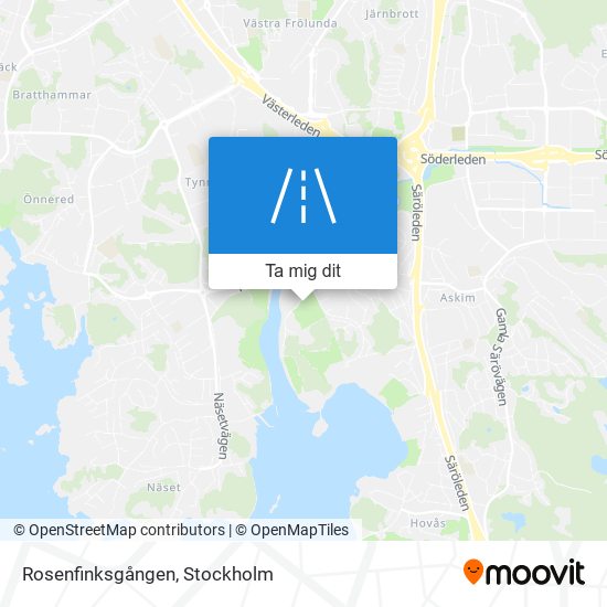 Rosenfinksgången karta