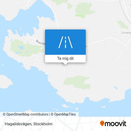 Hagalidsvägen karta