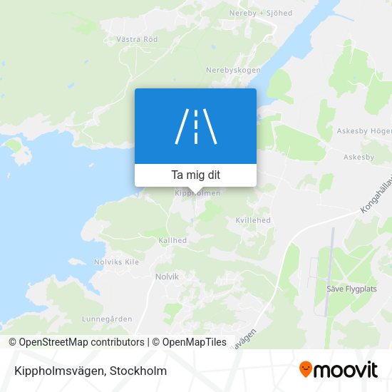 Kippholmsvägen karta
