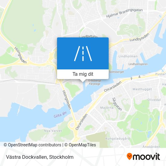 Västra Dockvallen karta