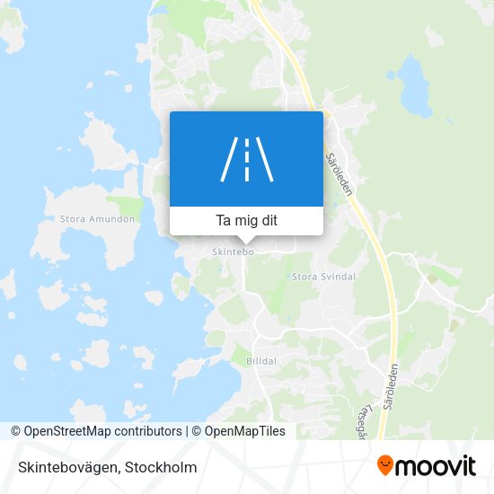 Skintebovägen karta