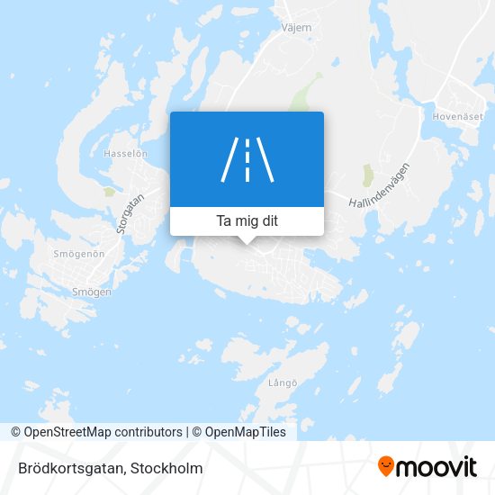 Brödkortsgatan karta