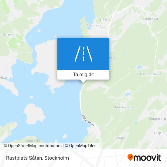 Rastplats Såten karta
