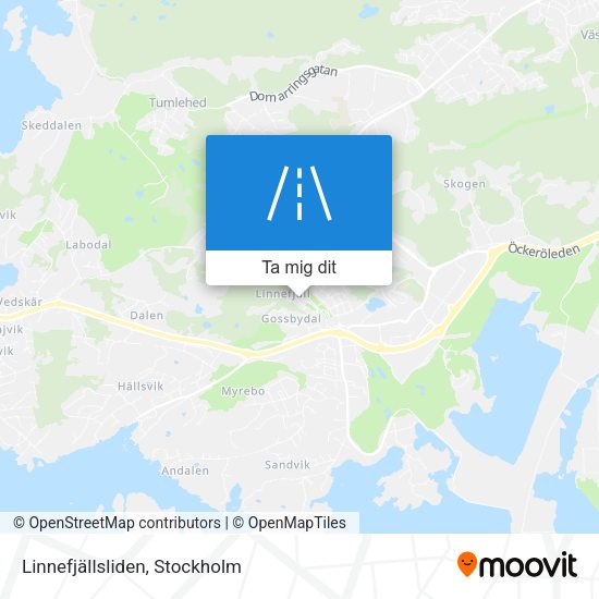 Linnefjällsliden karta