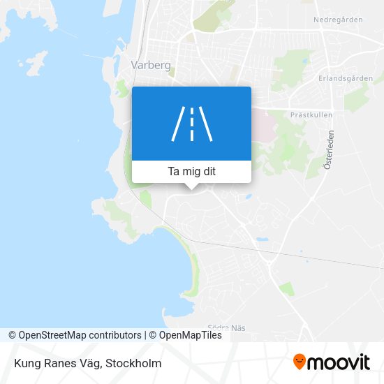 Kung Ranes Väg karta