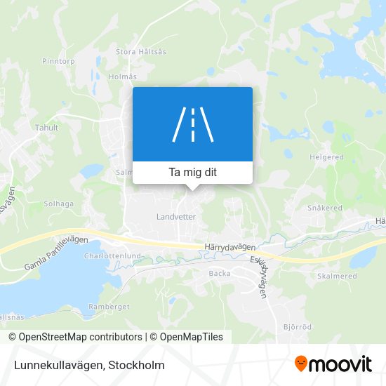 Lunnekullavägen karta