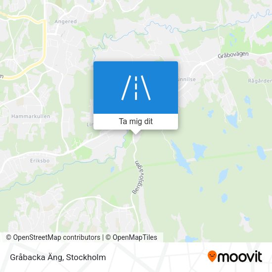Gråbacka Äng karta