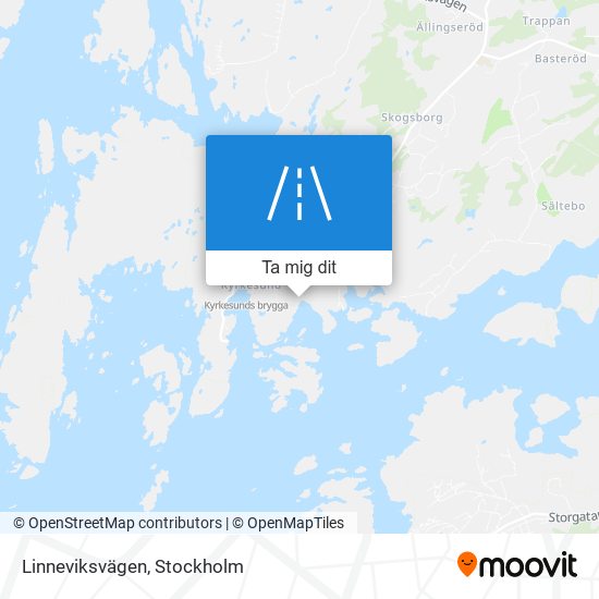 Linneviksvägen karta