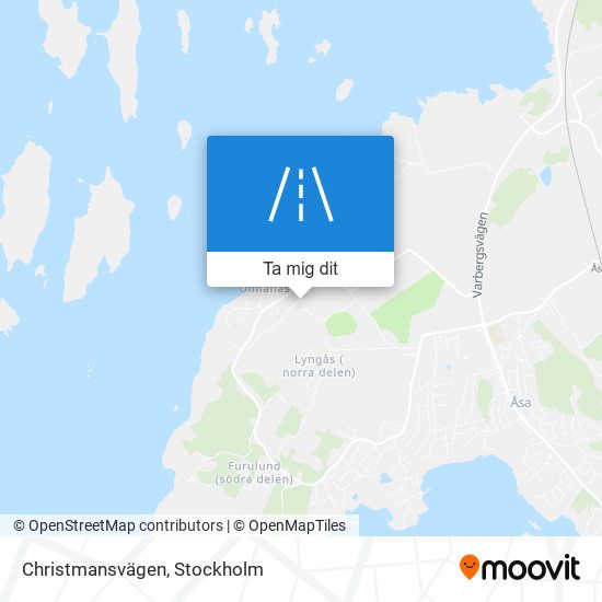 Christmansvägen karta