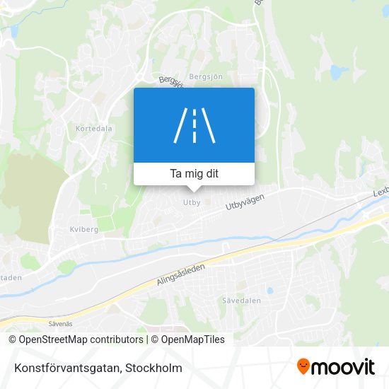 Konstförvantsgatan karta
