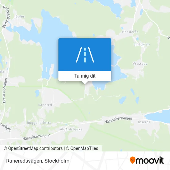 Raneredsvägen karta