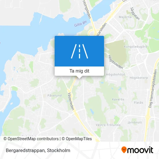 Bergaredstrappan karta